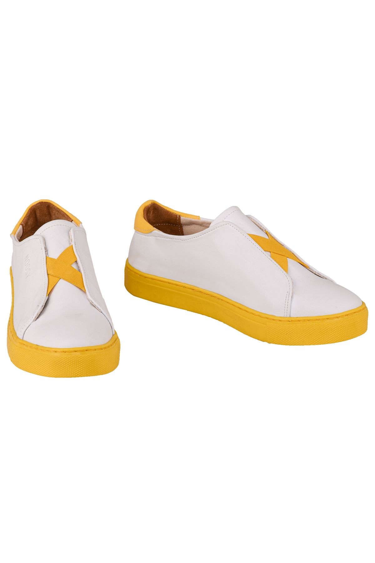Beyaz Kırmızı Kadın Sneaker