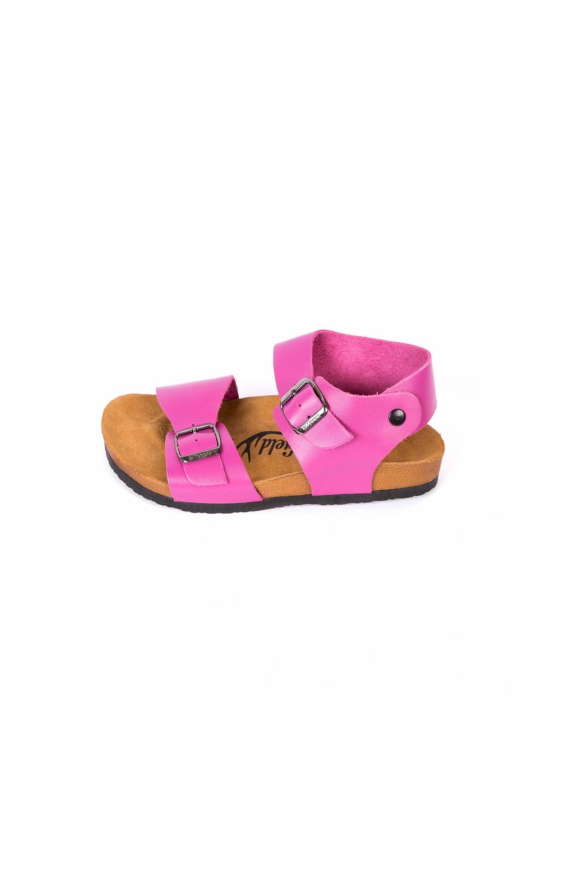 Hakiki Deri Pembe Kadın Sandalet