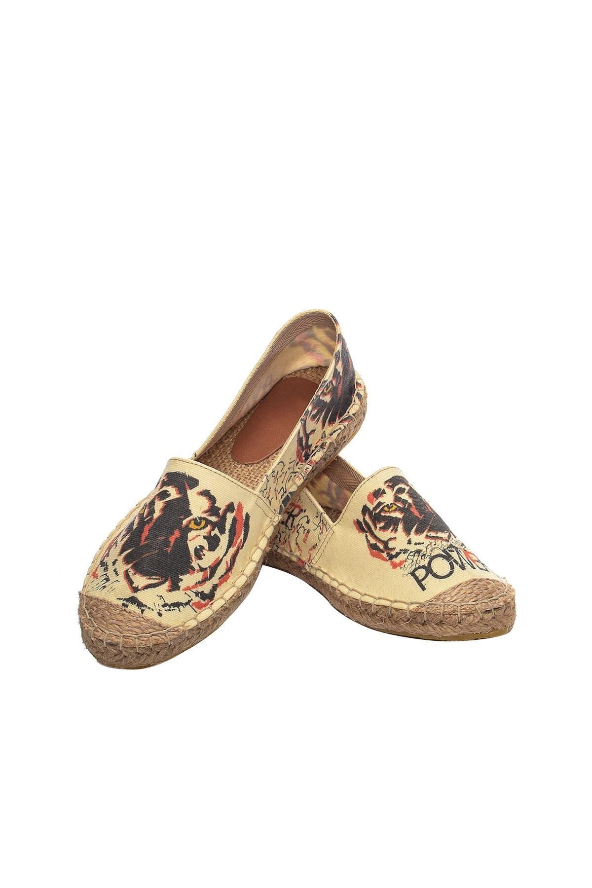 El Yapımı Hasır Taban Espadril