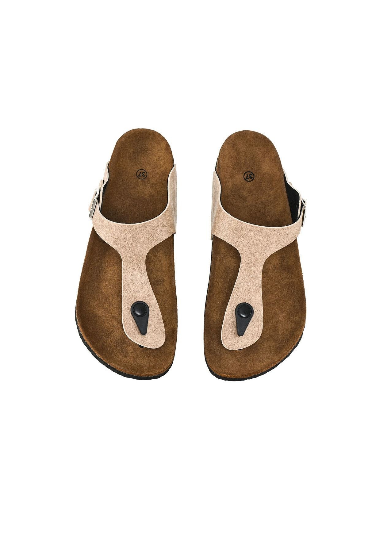 Bej Unisex Terlik