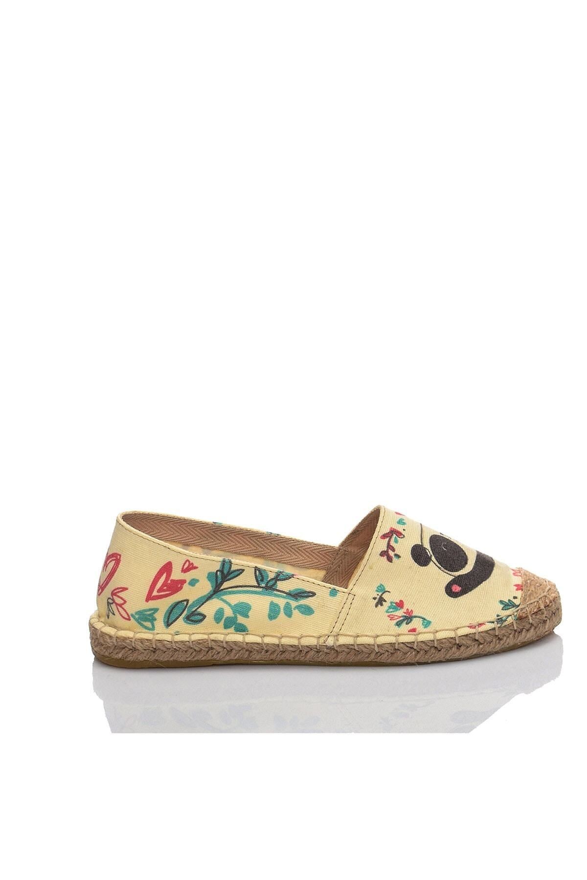 El Yapımı Hasır Taban Espadril