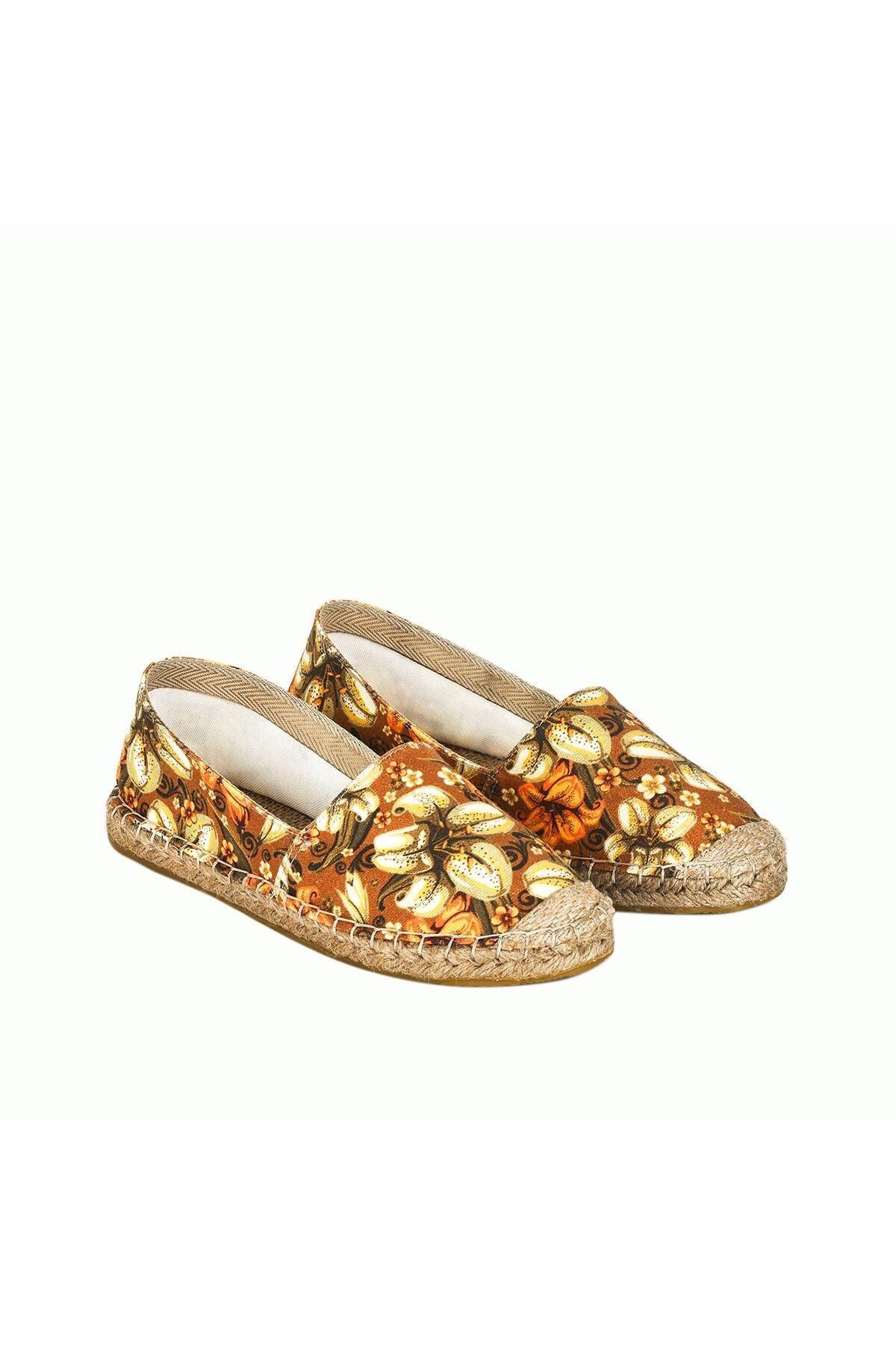 El Yapımı Hasır Taban Espadril
