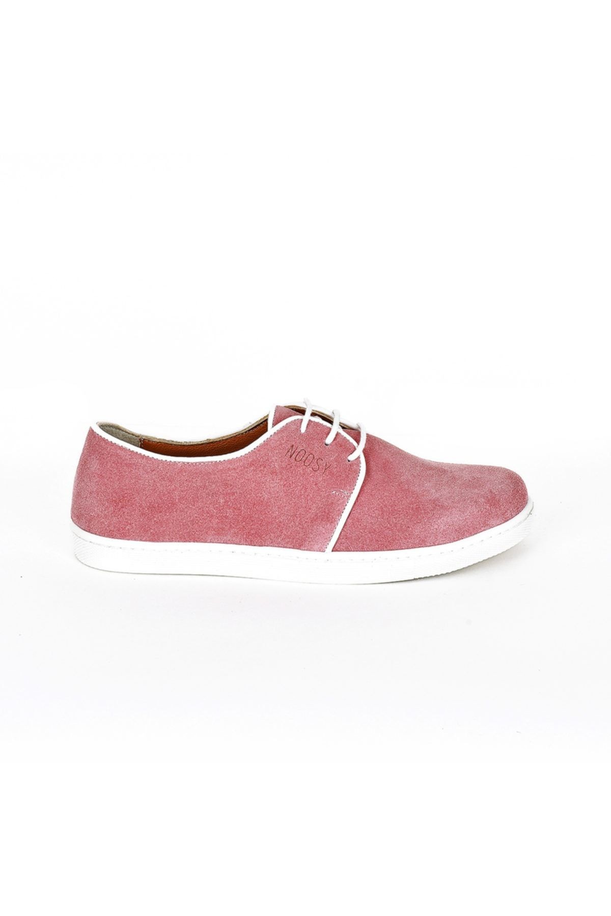 Hakiki Deri Pembe Kadın Sneaker