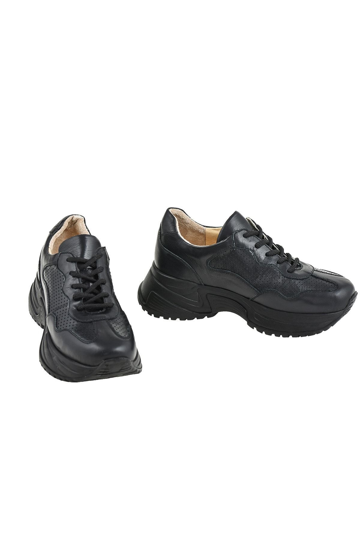 Kadın Beyaz Hakiki Deri Sneaker