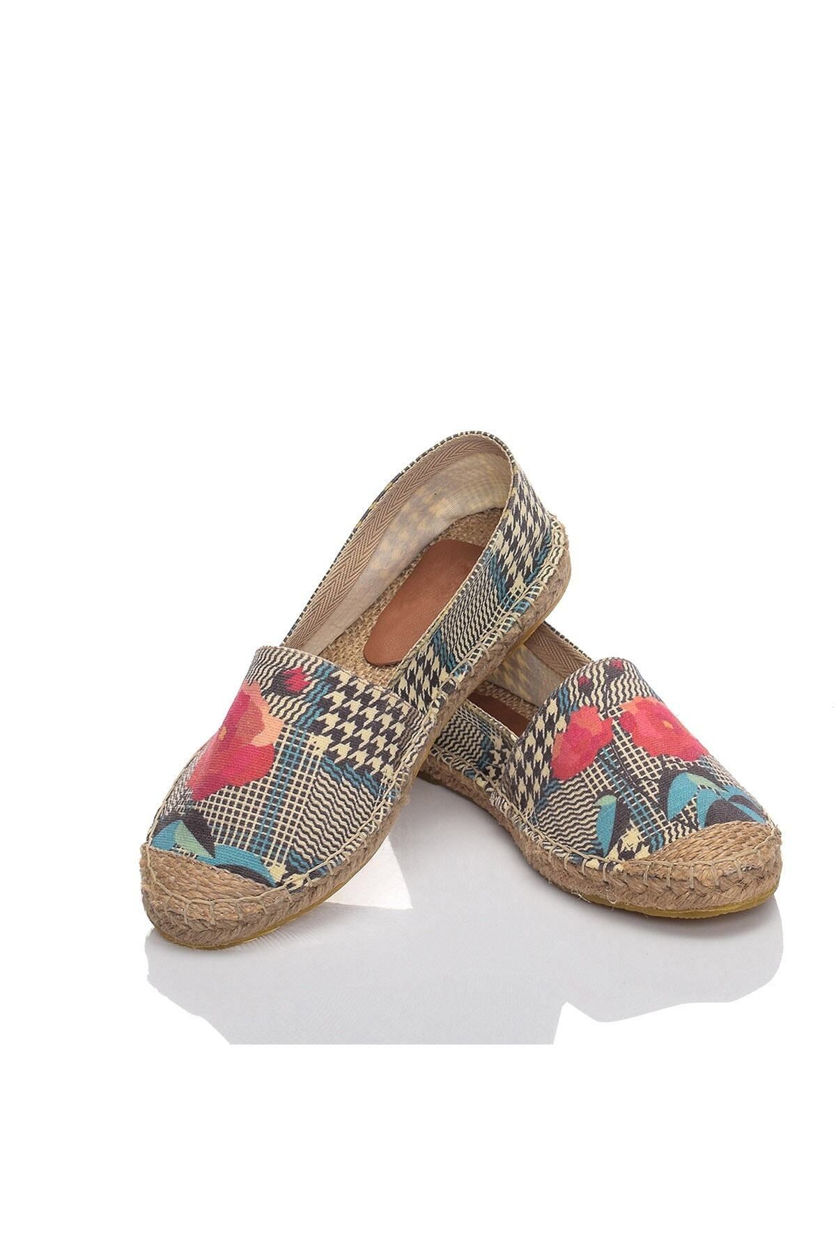 El Yapımı Hasır Taban Espadril