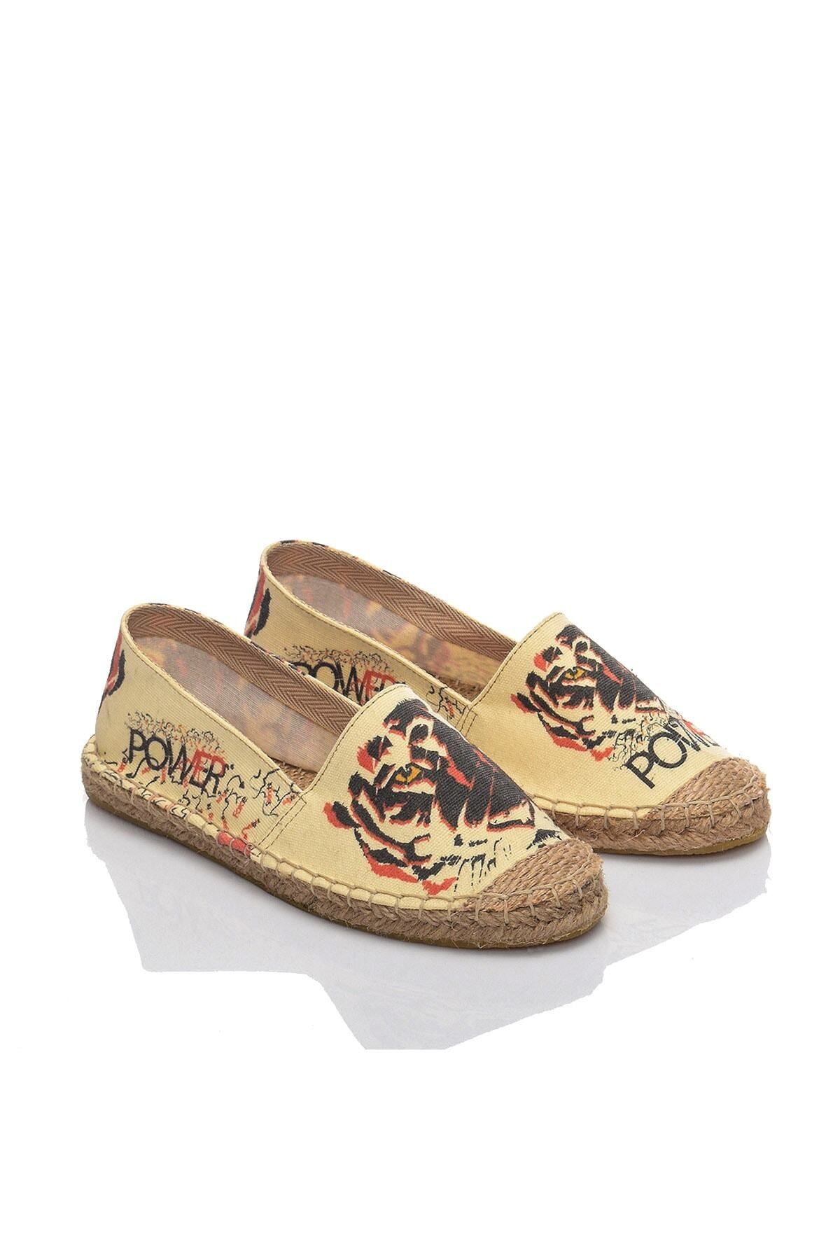 El Yapımı Hasır Taban Espadril