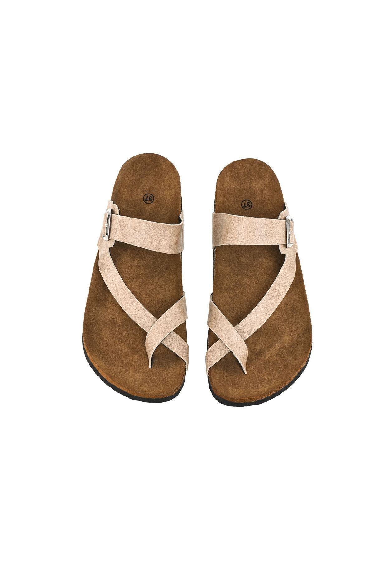 Bej Unisex Terlik
