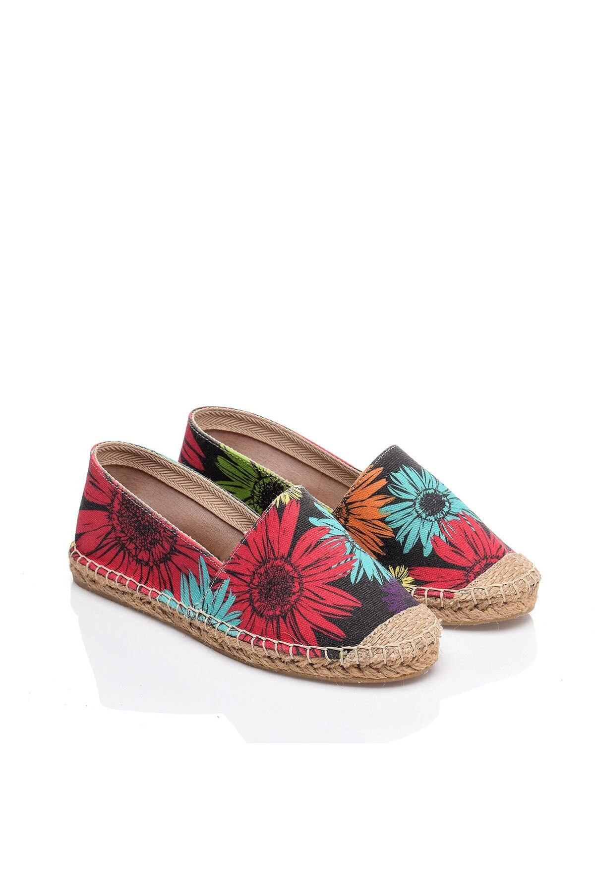 El Yapımı Hasır Taban Espadril