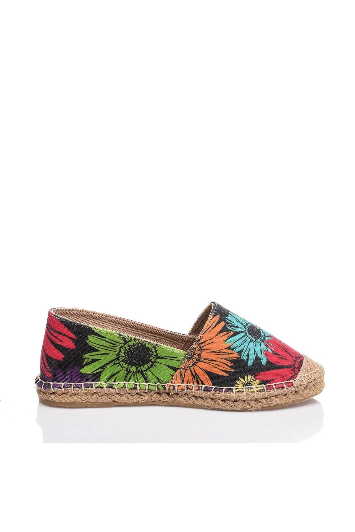 El Yapımı Hasır Taban Espadril