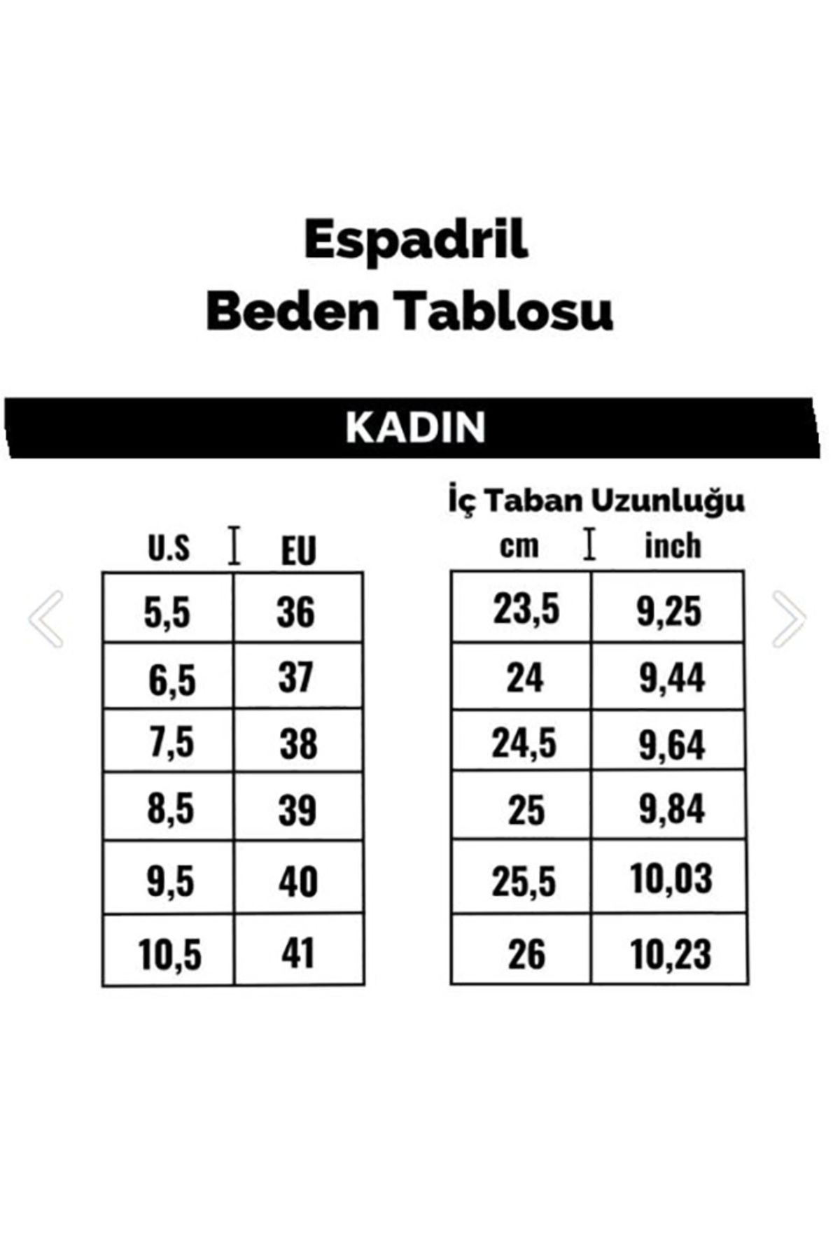 El Yapımı Hasır Taban Espadril