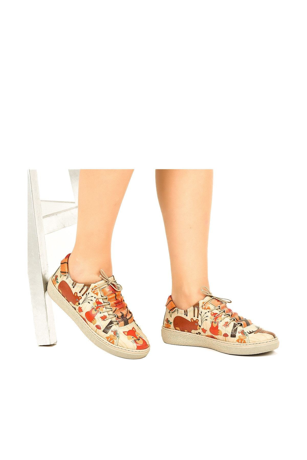 Renkli Kadın Sneaker MDVNS305