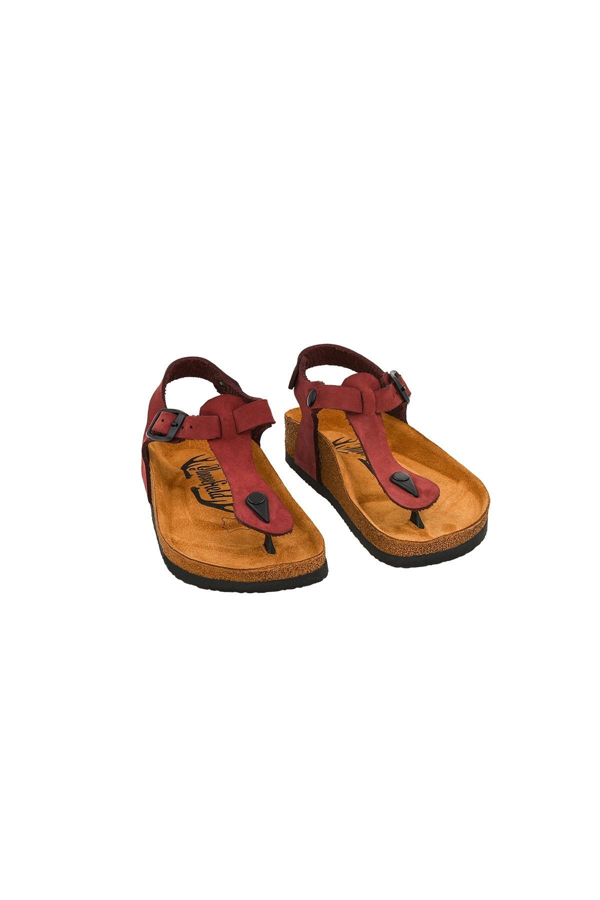 Bordo Çocuk Sandalet
