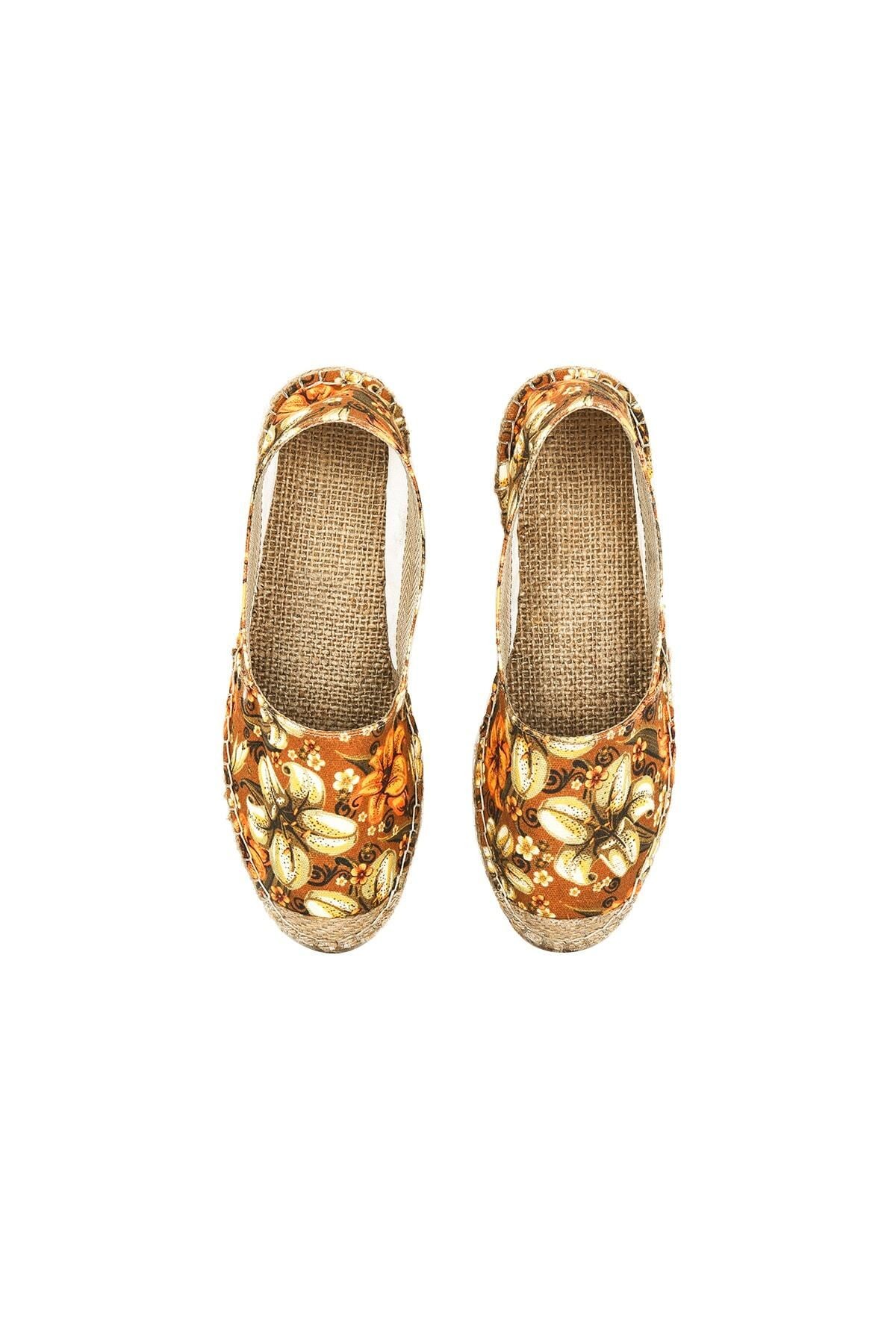 El Yapımı Hasır Taban Espadril