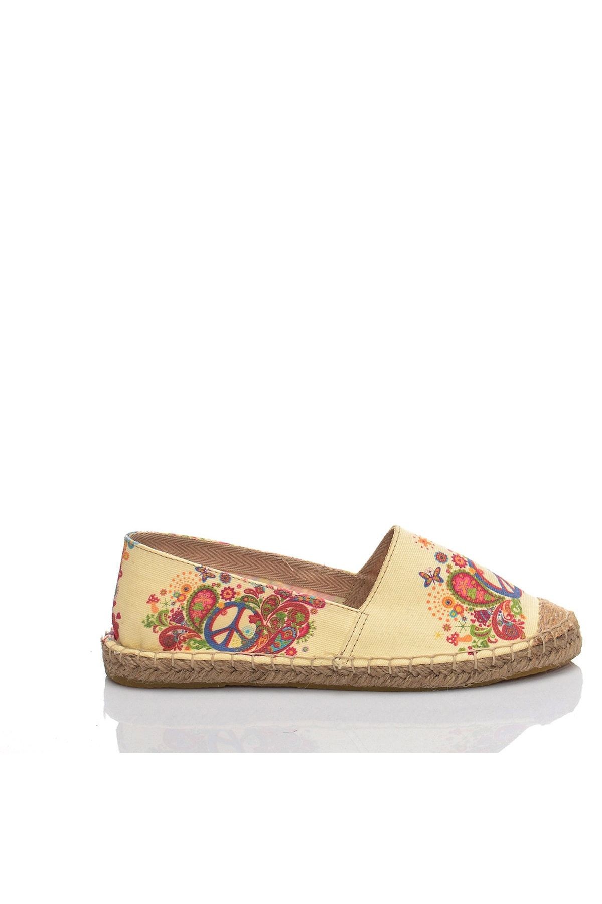 El Yapımı Hasır Taban Espadril