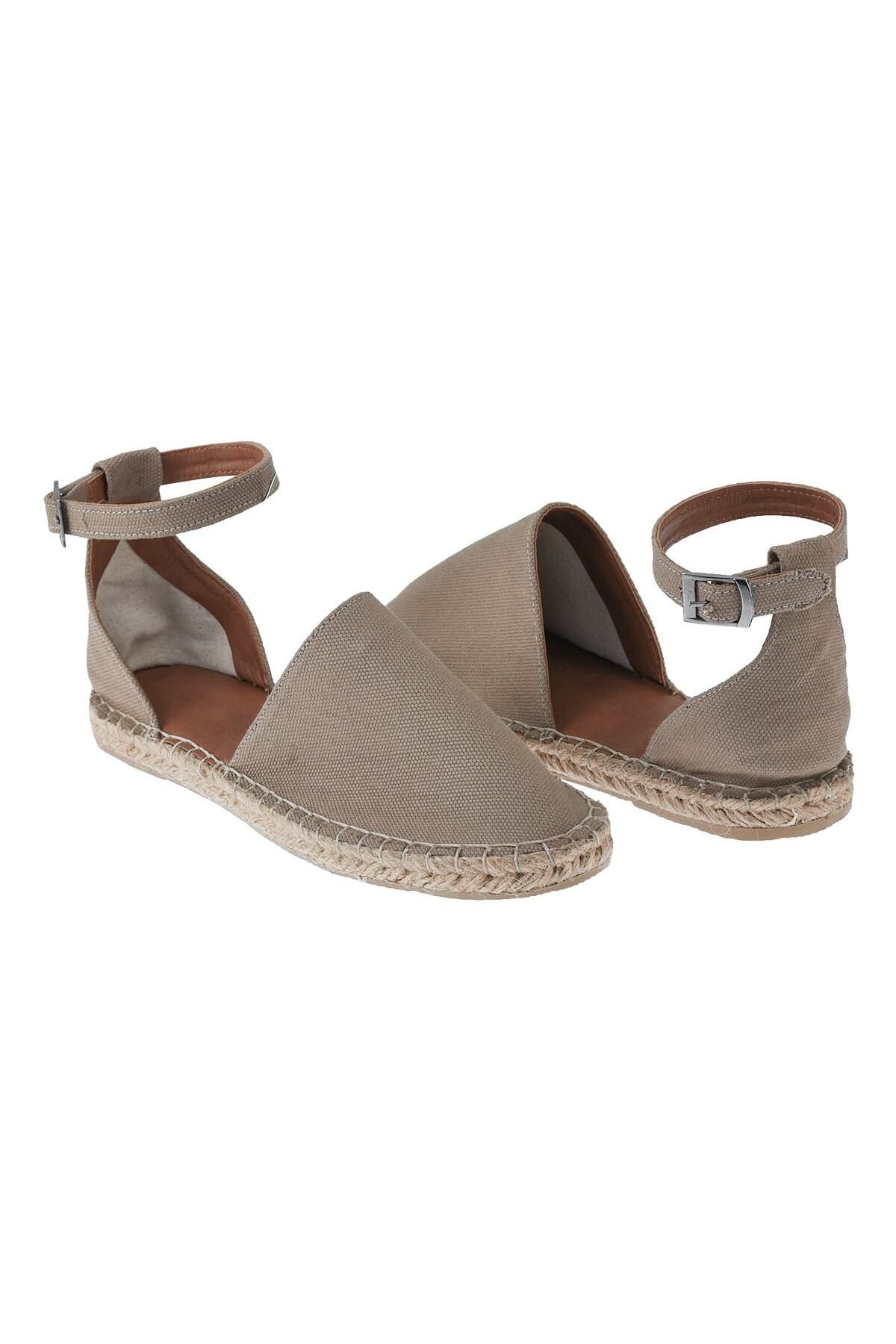 El Yapımı Hasır Taban Espadril