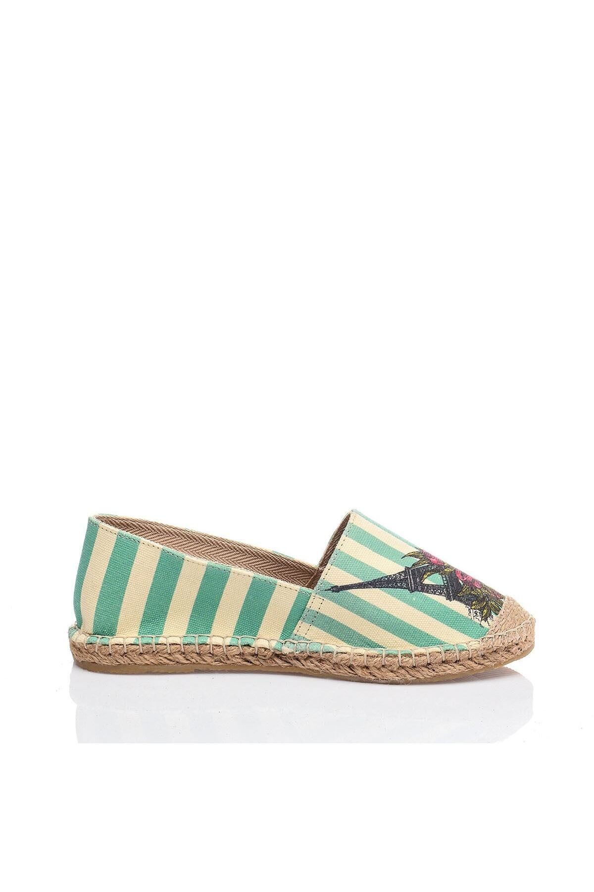 El Yapımı Hasır Taban Espadril