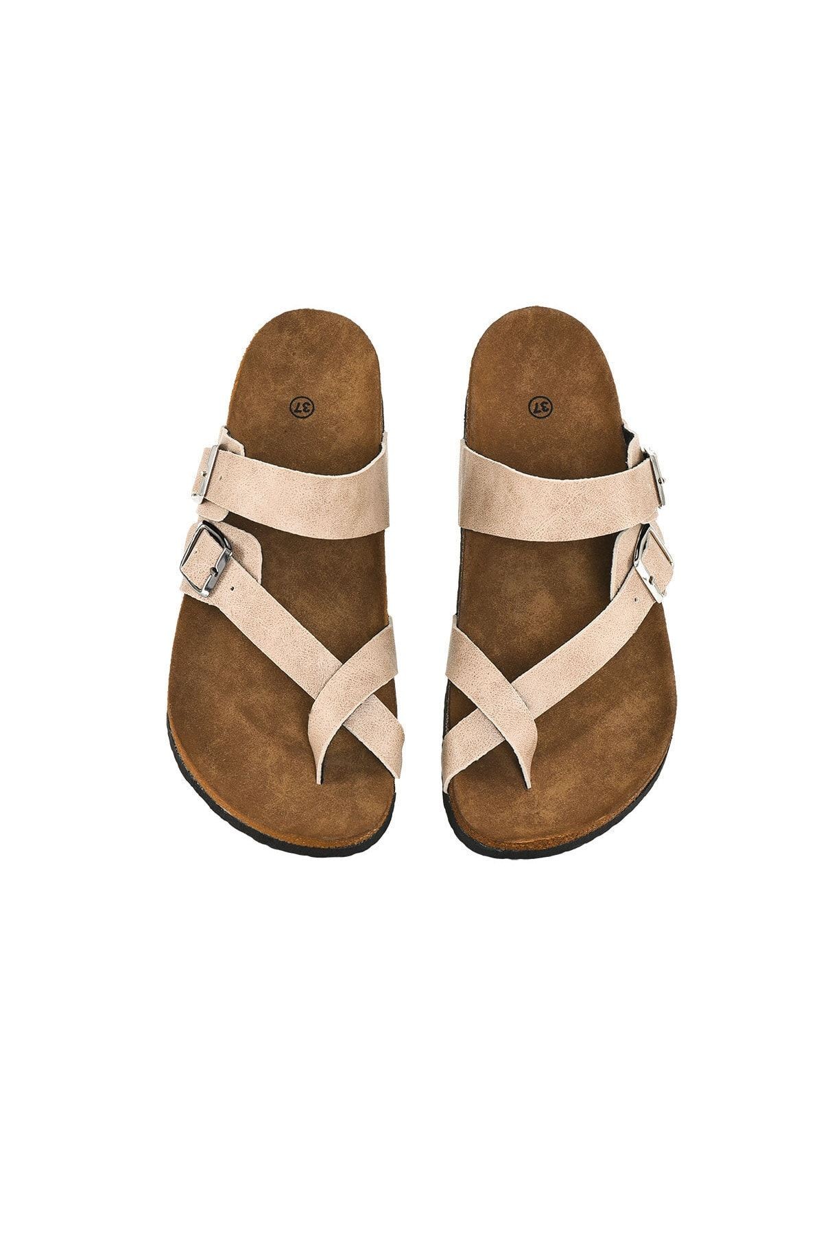 Bej Unisex Terlik