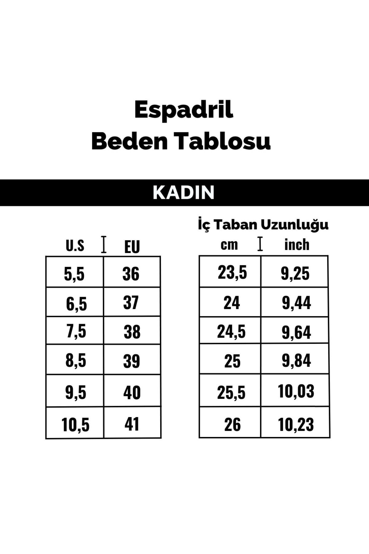 Özel Tasarım El Yapımı Hasır Taban Espadril