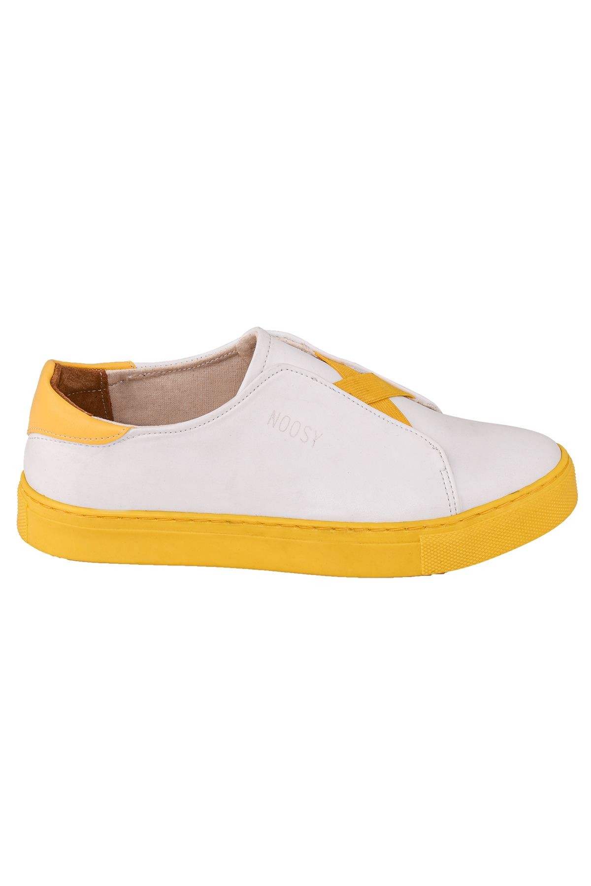 Beyaz Kırmızı Kadın Sneaker