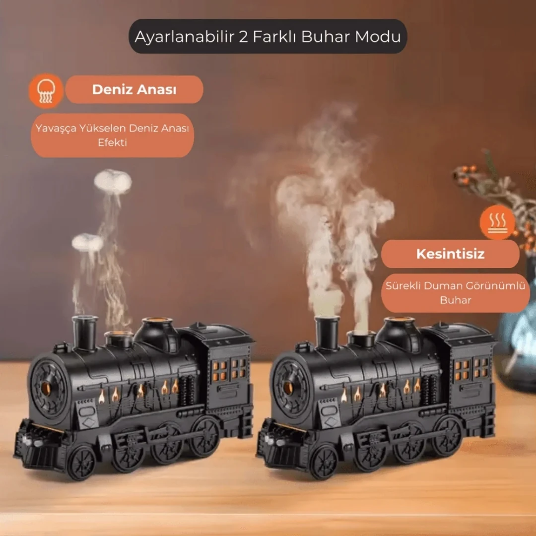 Tren Tasarımlı Hava Nemlendirici