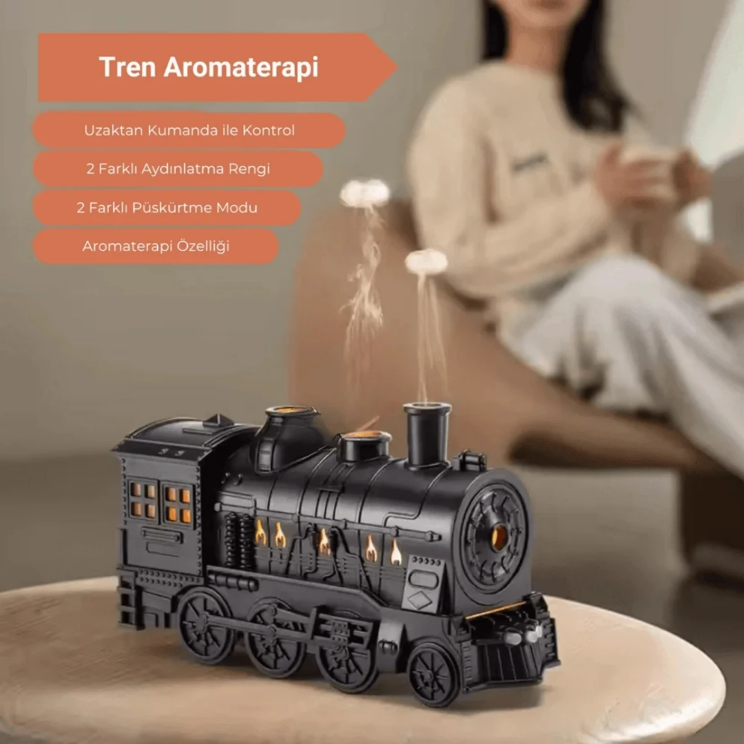 Tren Tasarımlı Hava Nemlendirici
