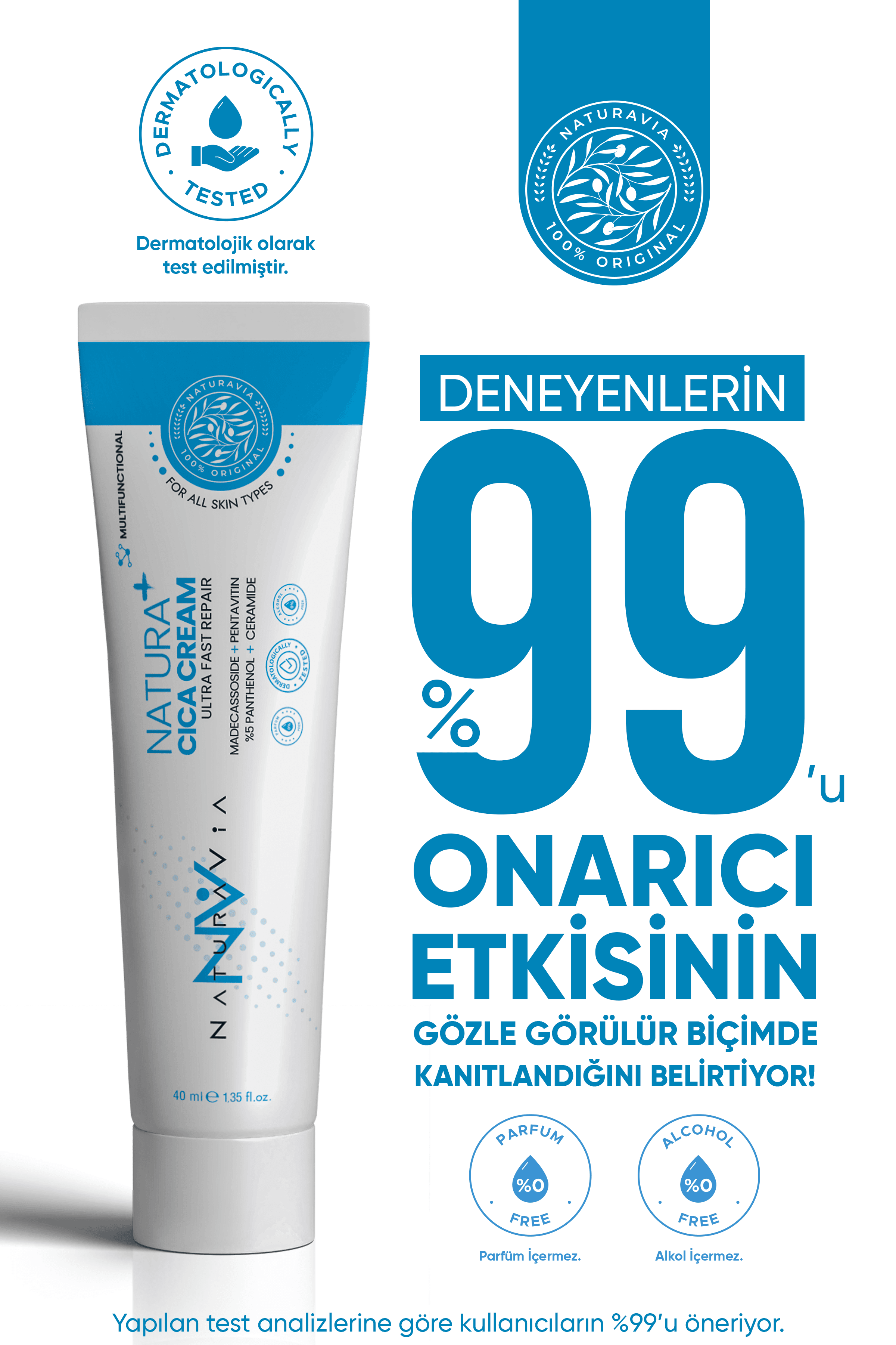 Bariyer Onarıcı Nemlendirici Natura Cica Krem