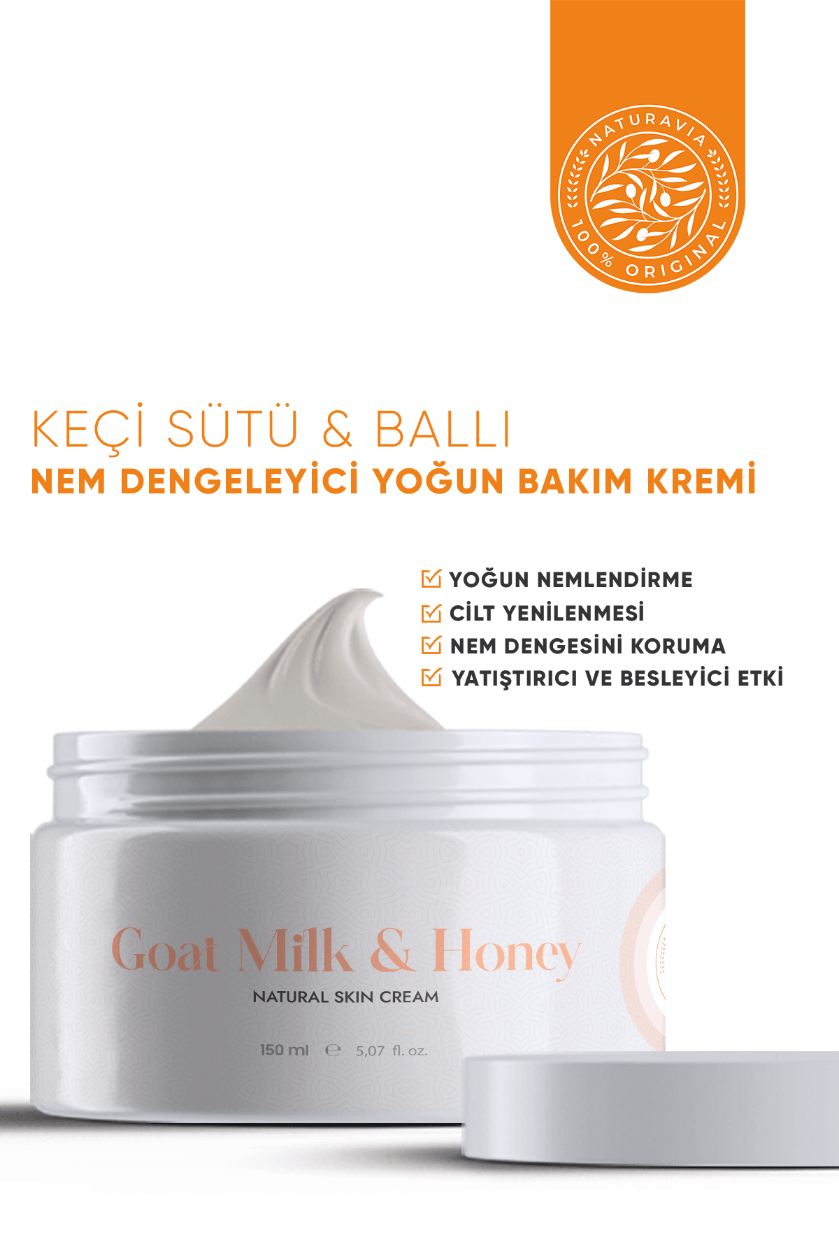 Goat Milk & Honey Moisturizing Cream