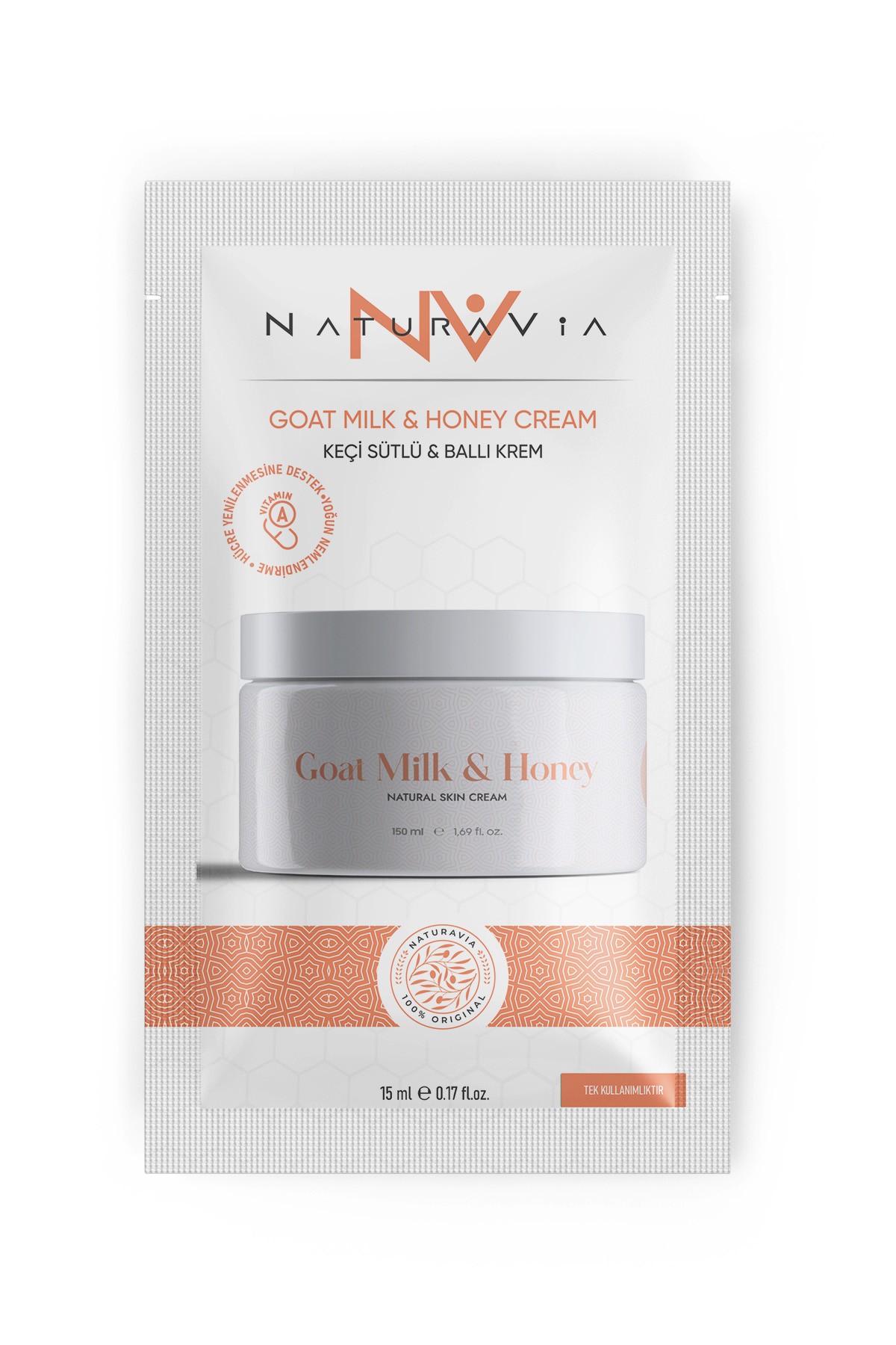 Goat Milk & Honey Moisturizing Cream Tester / 15ml