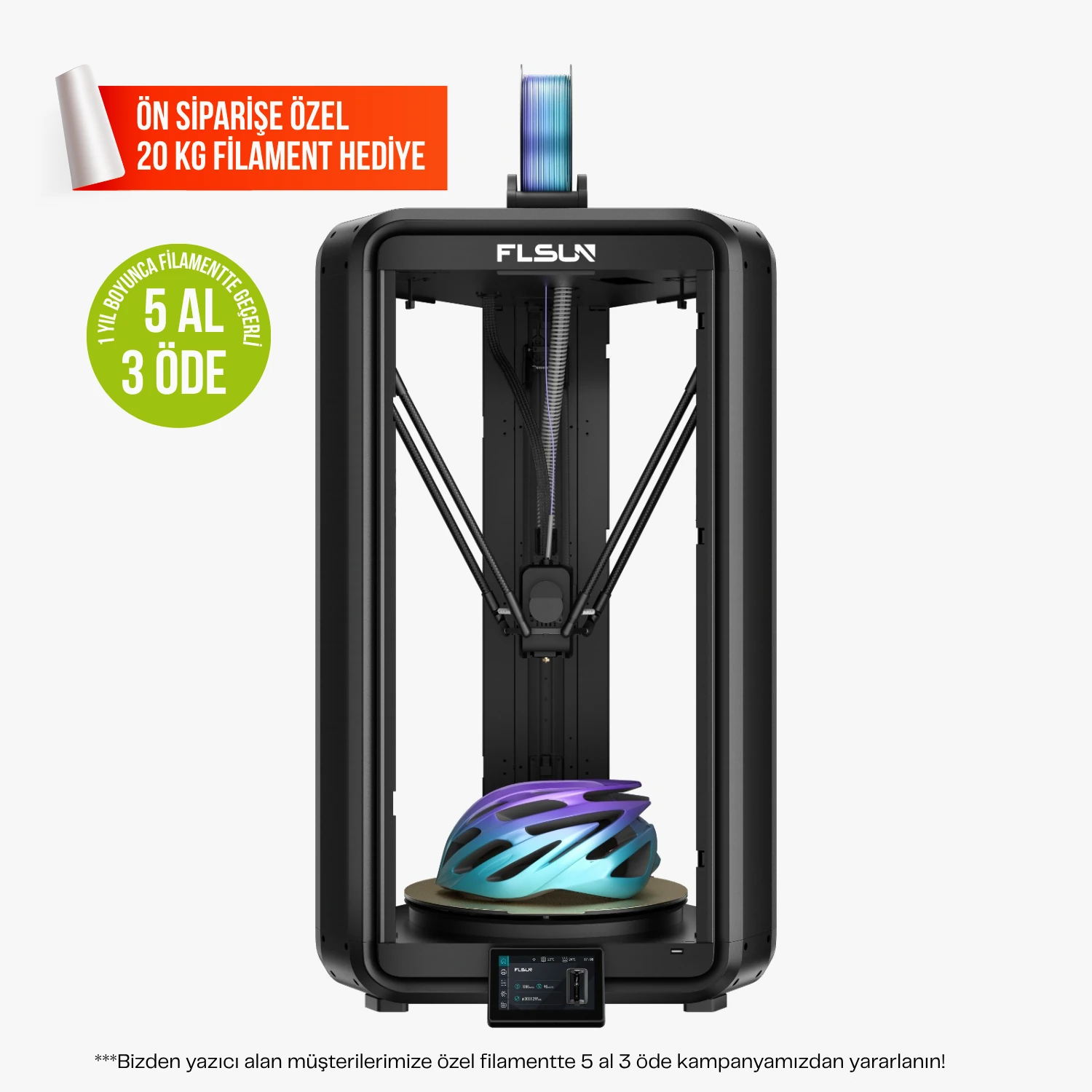 FLSUN T1 MAX 3D YAZICI (ÖN SİPARİŞ) KAMPANYALI
