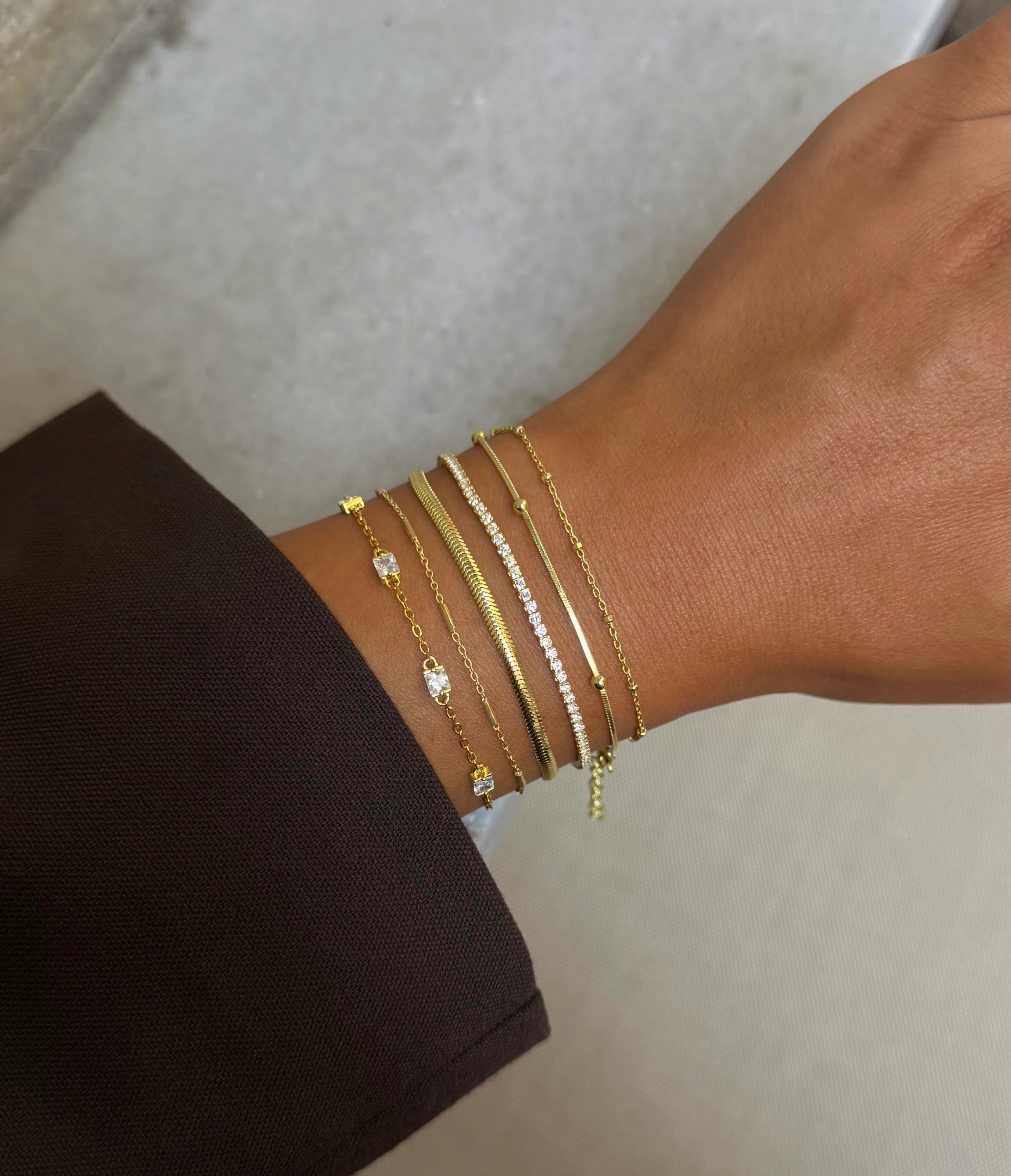 925 Gümüş Zincir Bileklik 