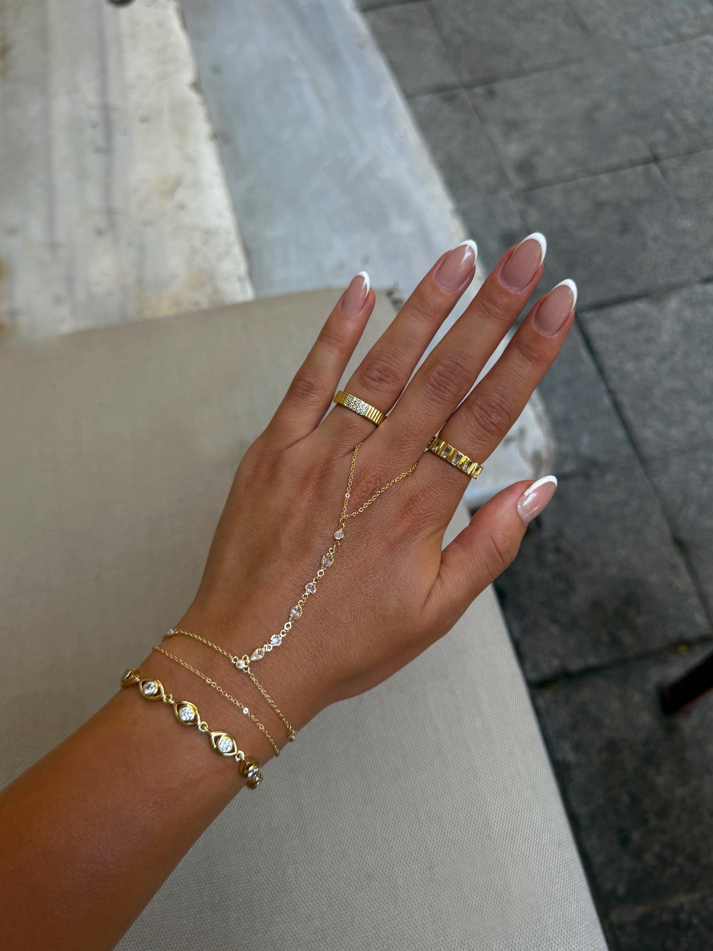 Göz Detaylı Bileklik | 14k Vip Kaplama