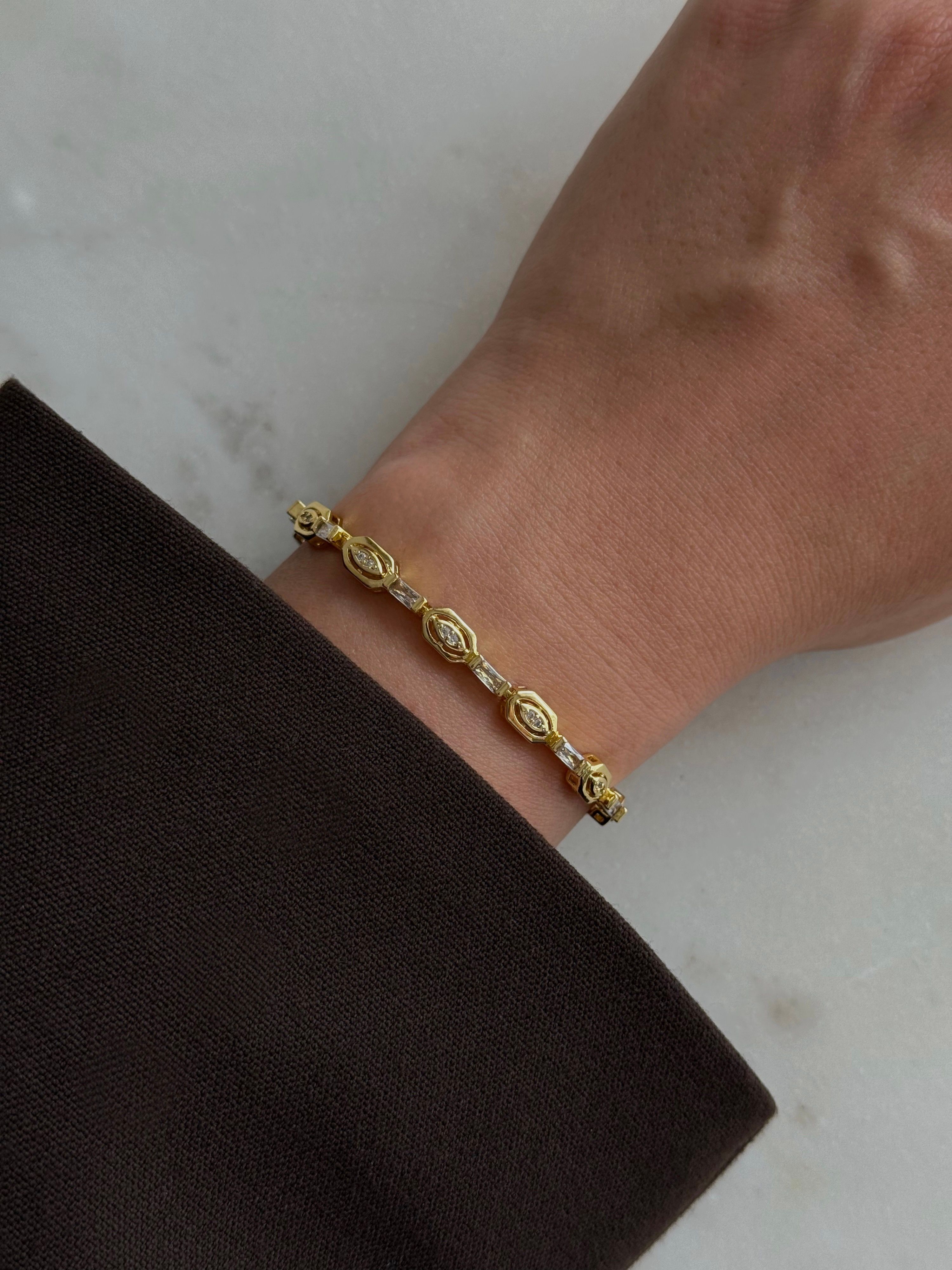 Göz Charm Bileklik | 14K Vip Kaplama 