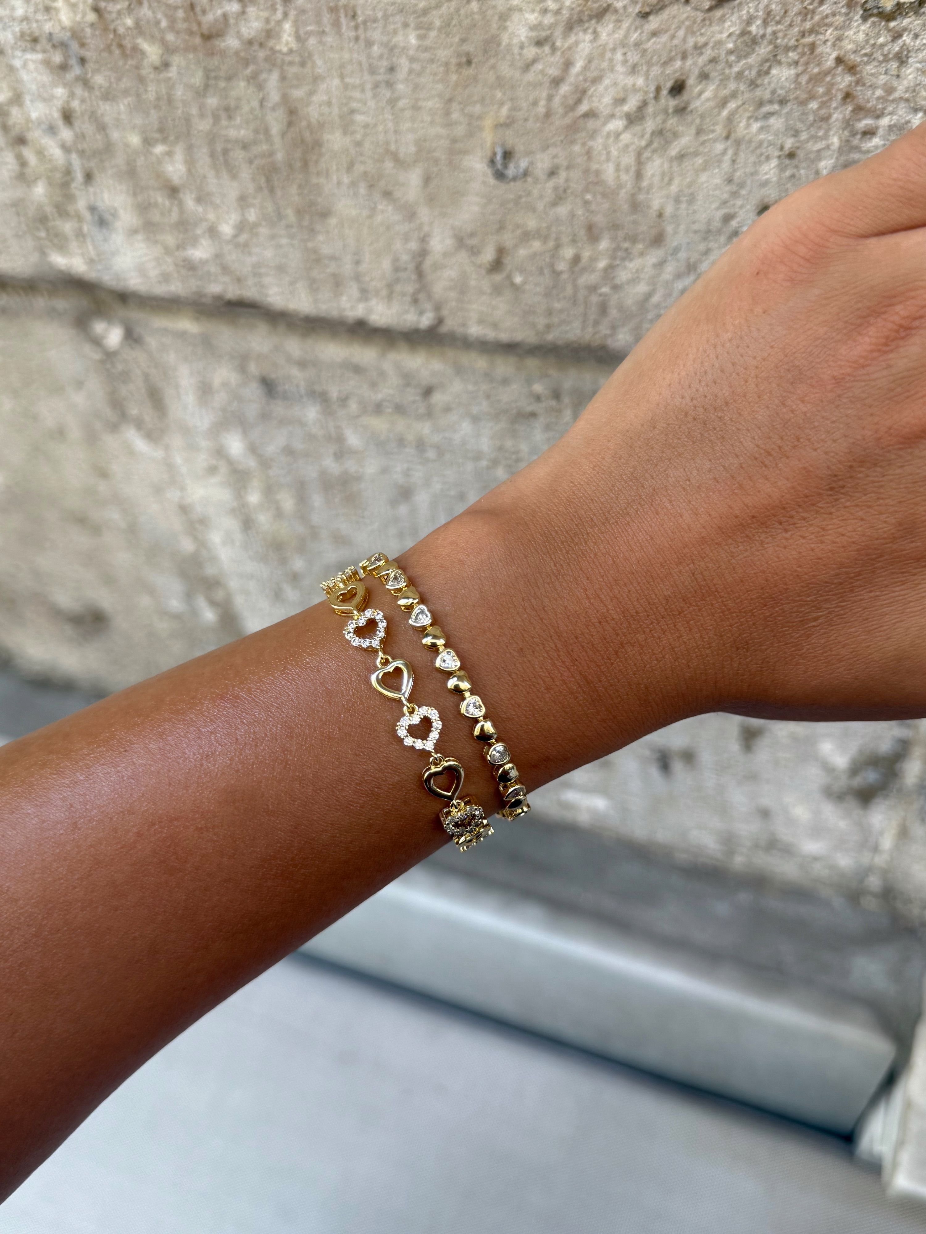 Minimal Kalp Bileklik | 14k Vip Kaplama