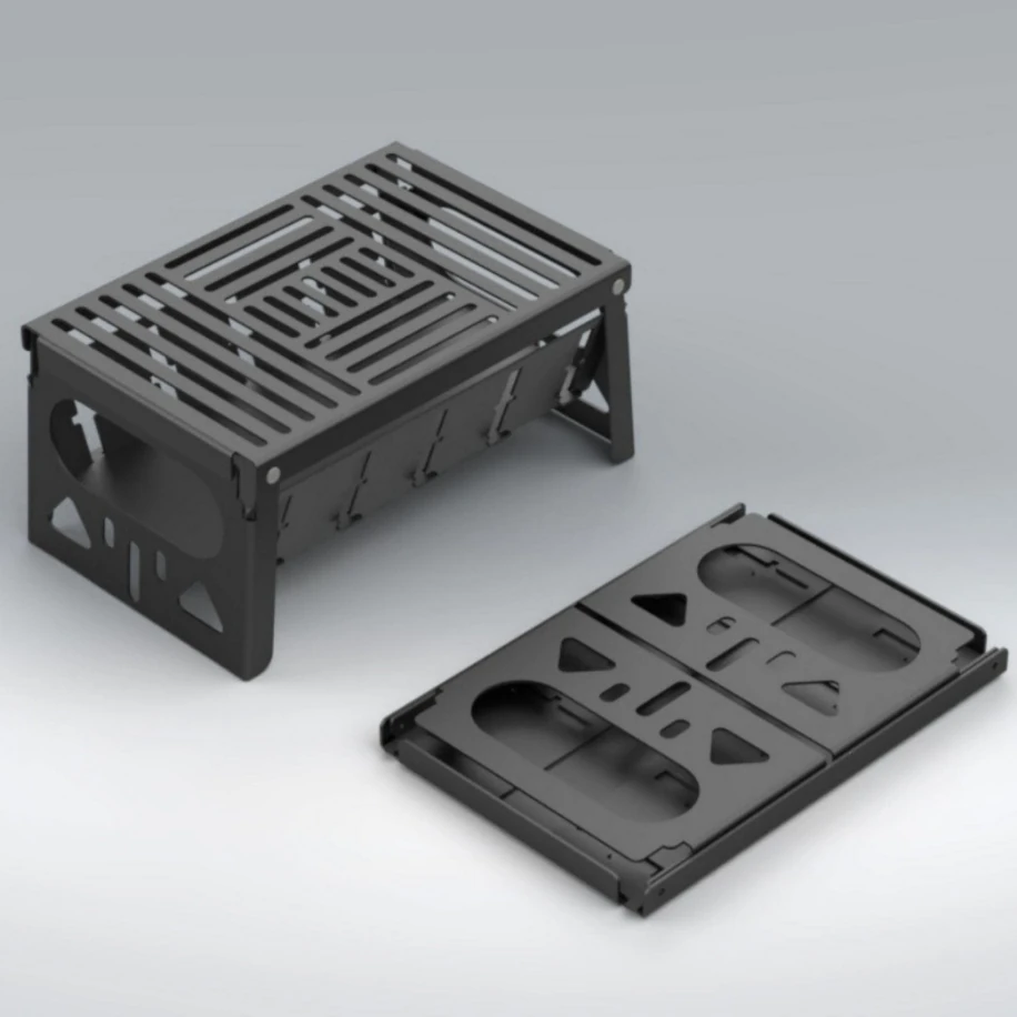 Katlanır mini mangal. 30x20 ölçülerinde. Motor selesine sığar pratiktir mangal