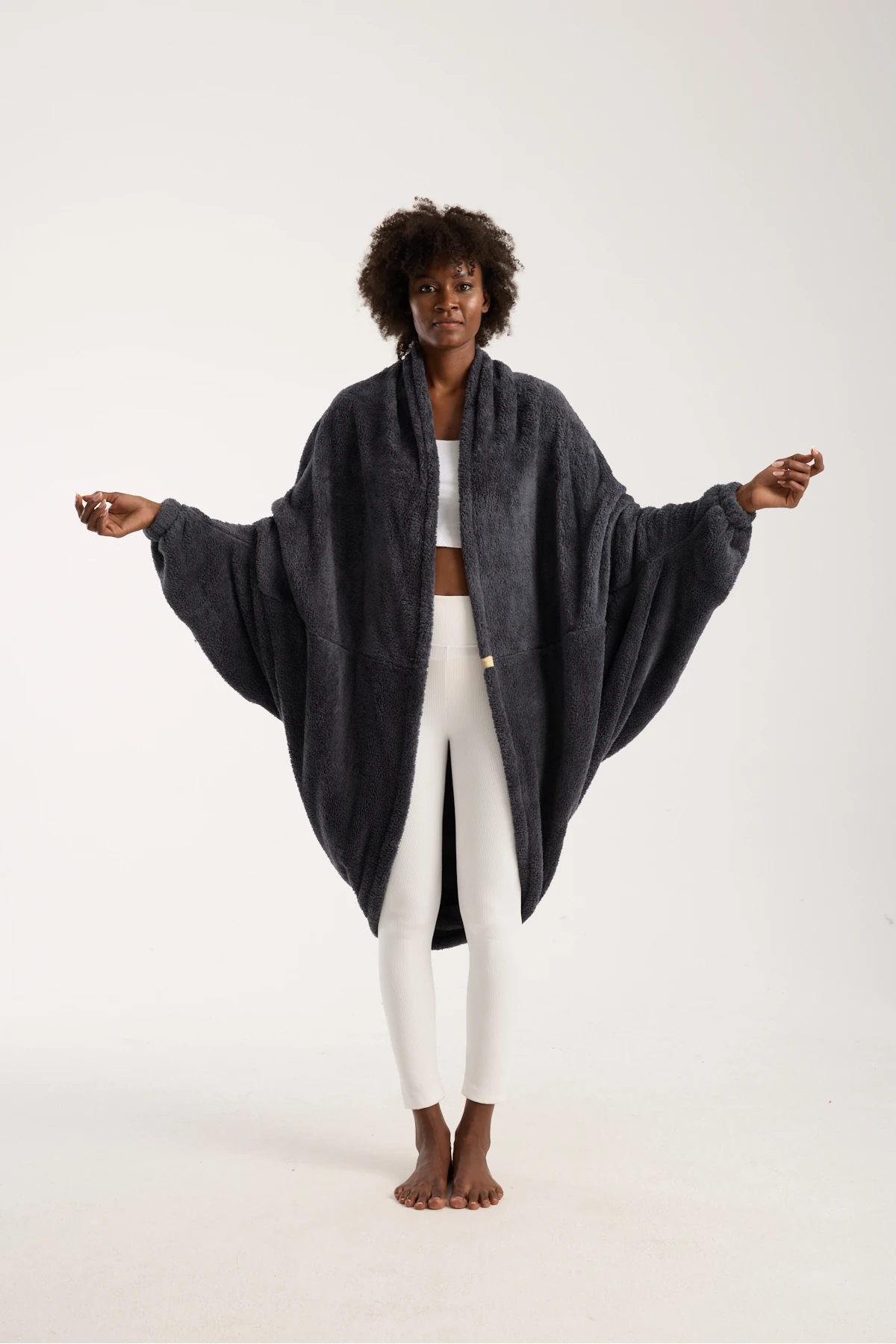 King Size Comfort Premium W Blanket Wellsoft Soft Touch Unisex Oversize Giyilebilir TV Battaniyesi