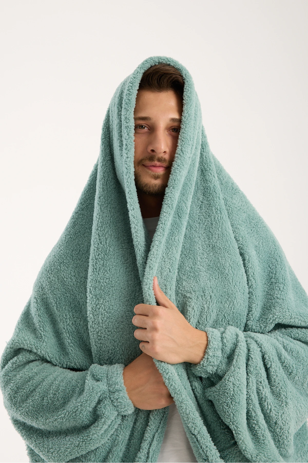 King Size Comfort Premium W Blanket Wellsoft Soft Touch Unisex Oversize Giyilebilir TV Battaniyesi