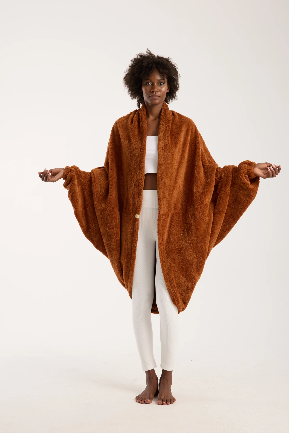 King Size Comfort Premium W Blanket Wellsoft Soft Touch Unisex Oversize Giyilebilir TV Battaniyesi