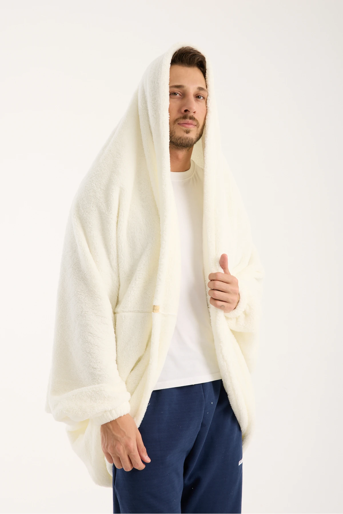 King Size Comfort Premium W Blanket Wellsoft Soft Touch Unisex Oversize Giyilebilir TV Battaniyesi