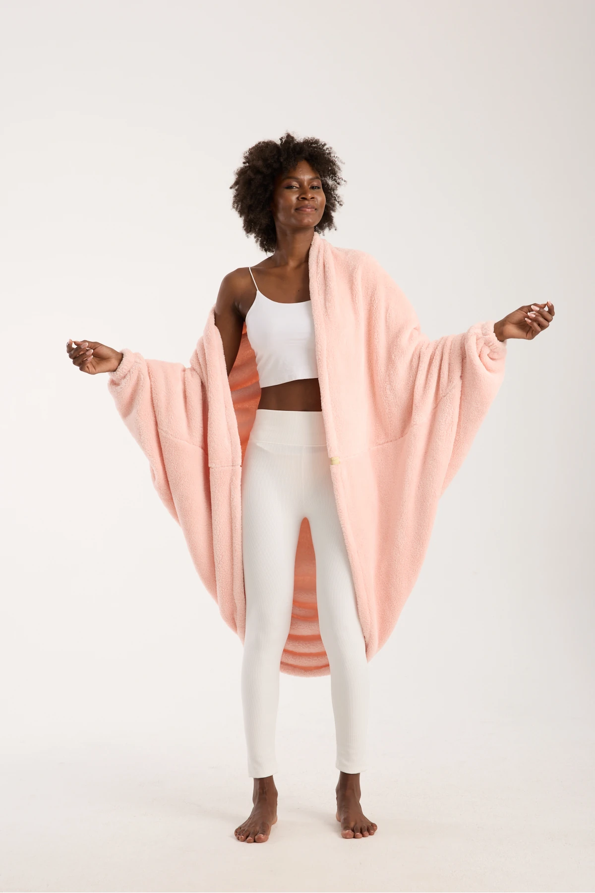 King Size Comfort Premium W Blanket Wellsoft Soft Touch Unisex Oversize Giyilebilir TV Battaniyesi