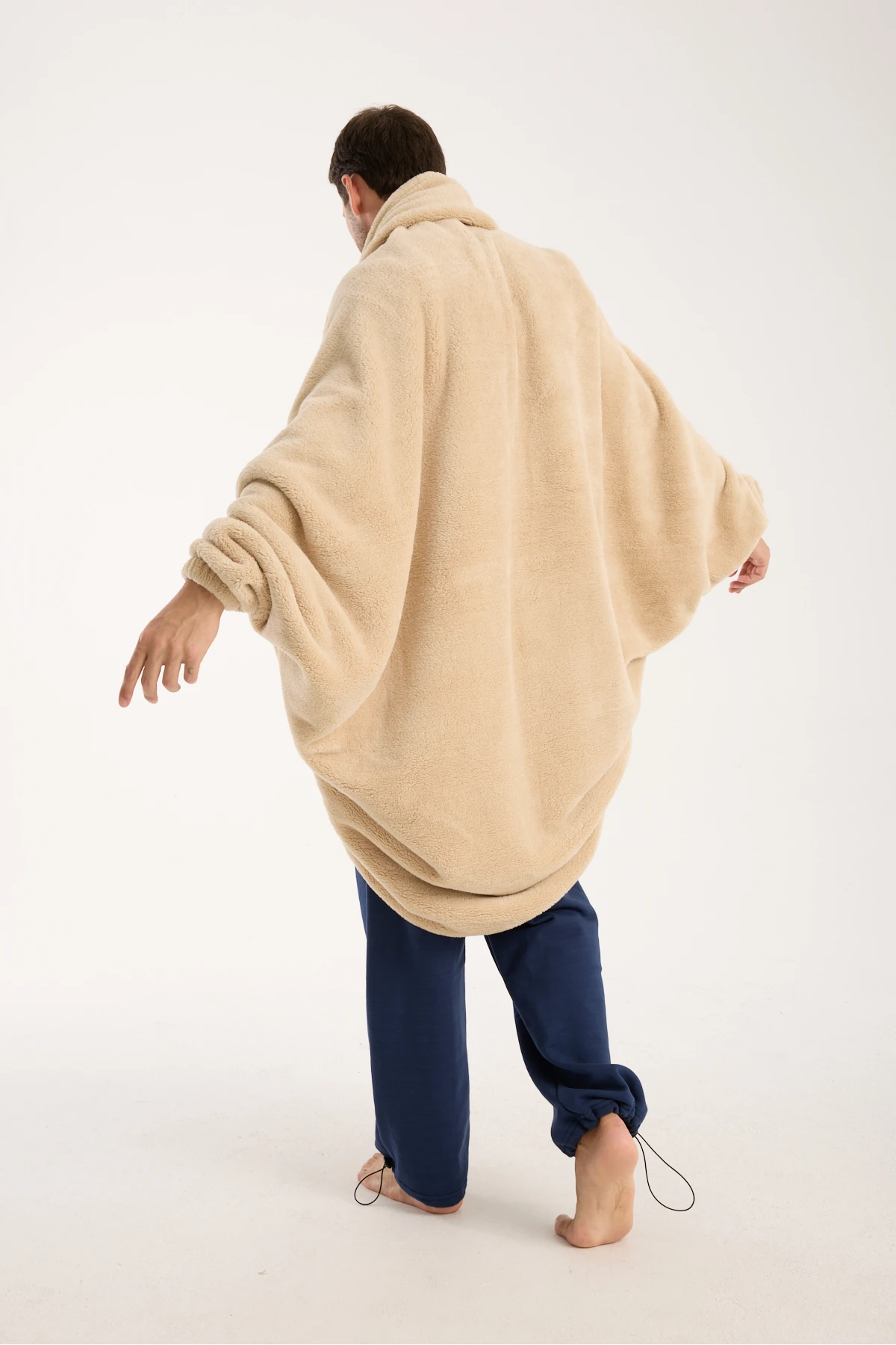 King Size Comfort Premium W Blanket Wellsoft Soft Touch Unisex Oversize Giyilebilir TV Battaniyesi