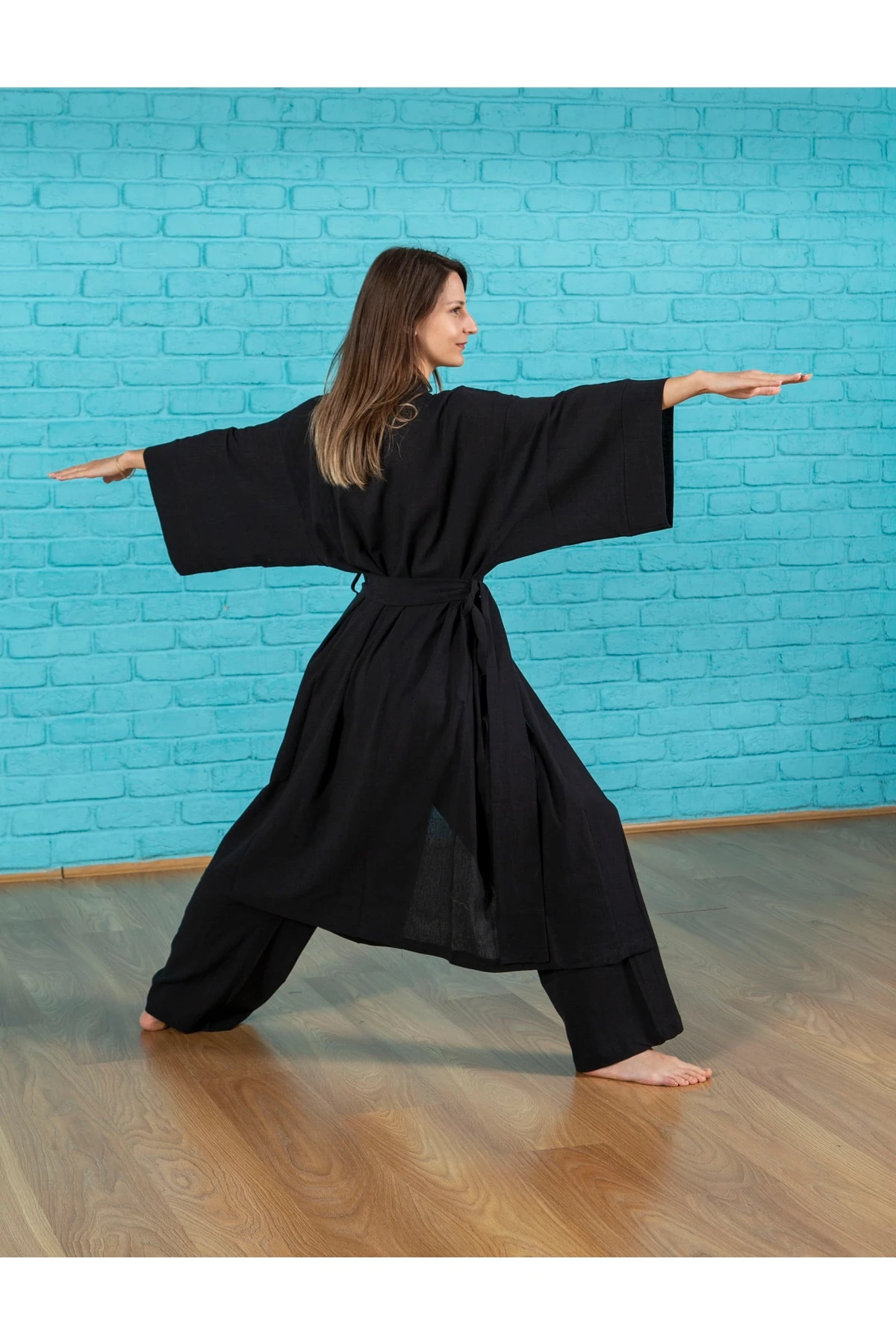 %100 Pamuk Beach-plaj Yoga Meditasyon Kimono Kaftan