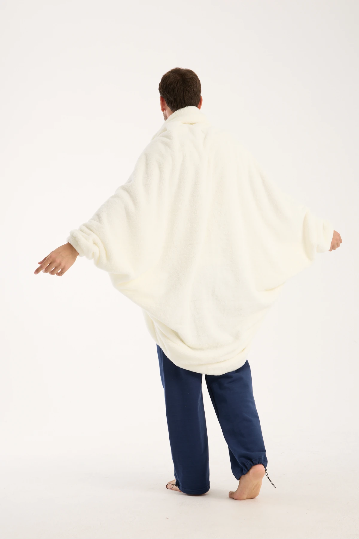 King Size Comfort Premium W Blanket Wellsoft Soft Touch Unisex Oversize Giyilebilir TV Battaniyesi