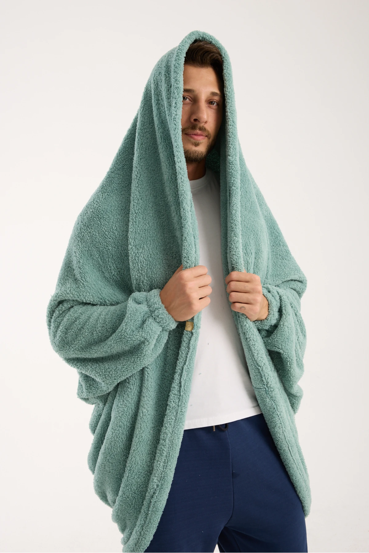 King Size Comfort Premium W Blanket Wellsoft Soft Touch Unisex Oversize Giyilebilir TV Battaniyesi