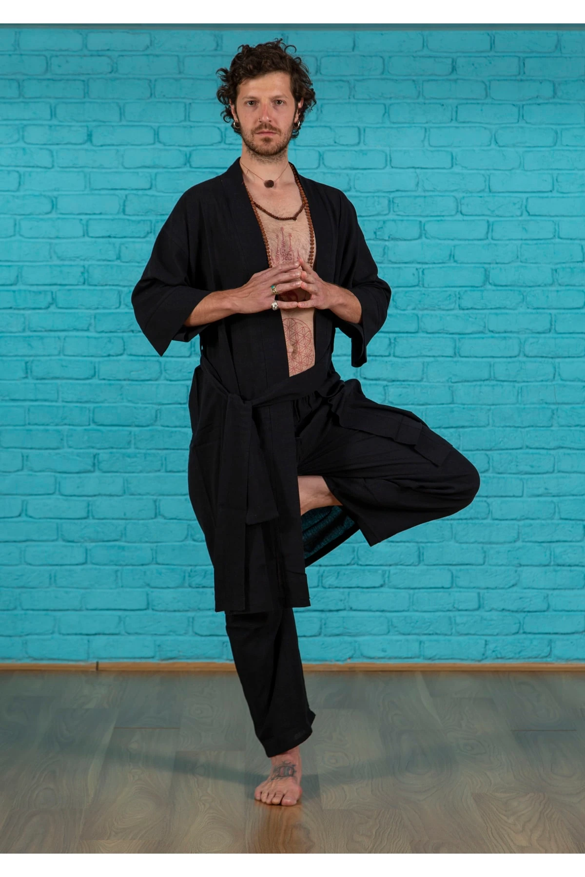 %100 Pamuk Beach-plaj Yoga Meditasyon Kimono Kaftan