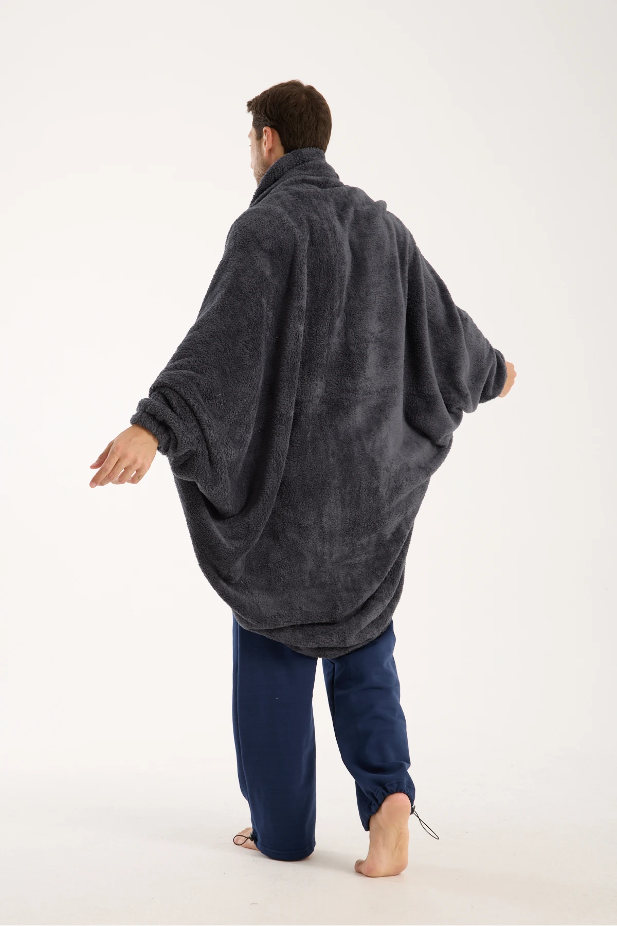 King Size Comfort Premium W Blanket Wellsoft Soft Touch Unisex Oversize Giyilebilir TV Battaniyesi