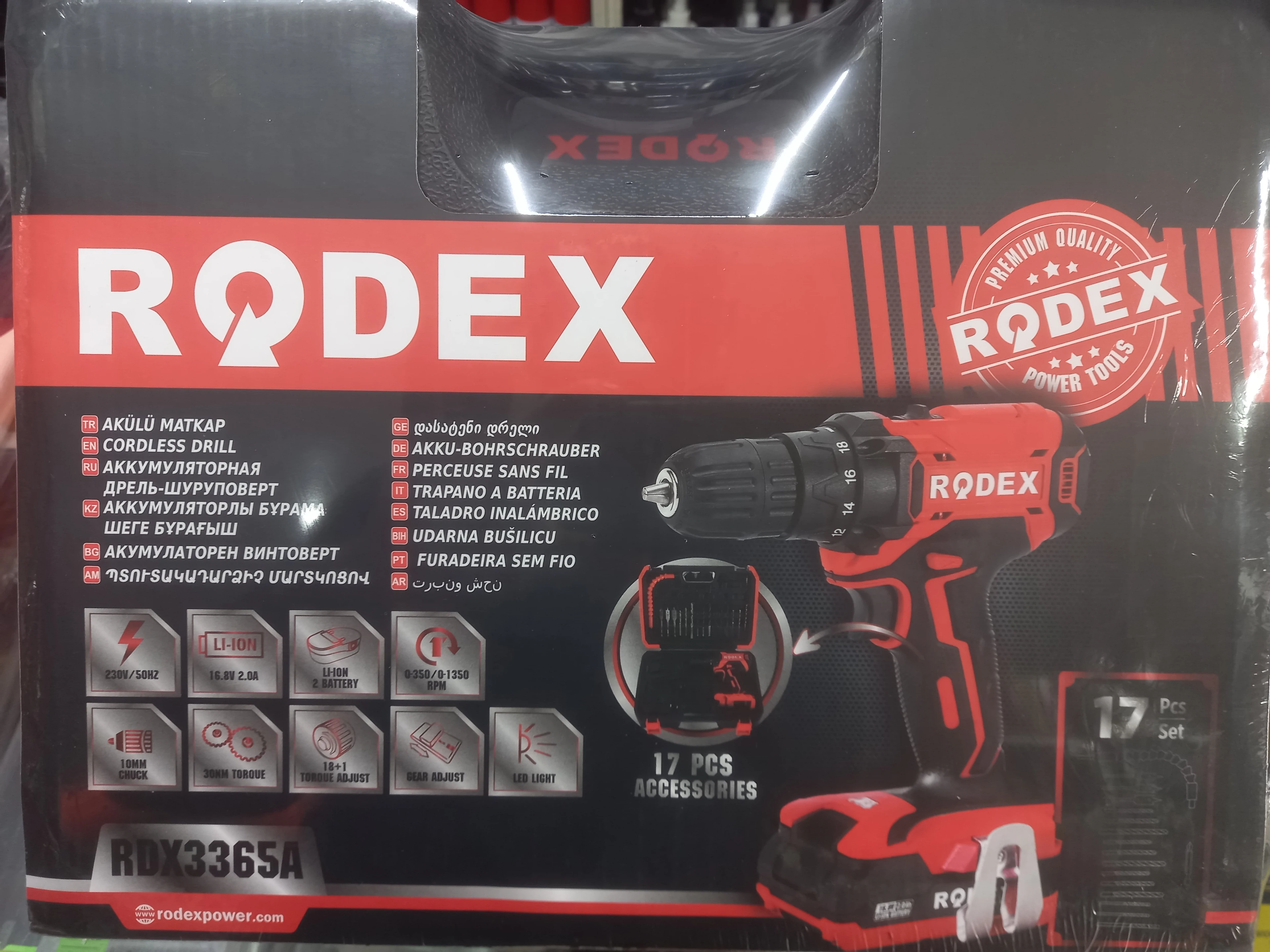 Rodex Şarjlı Matkap Seti