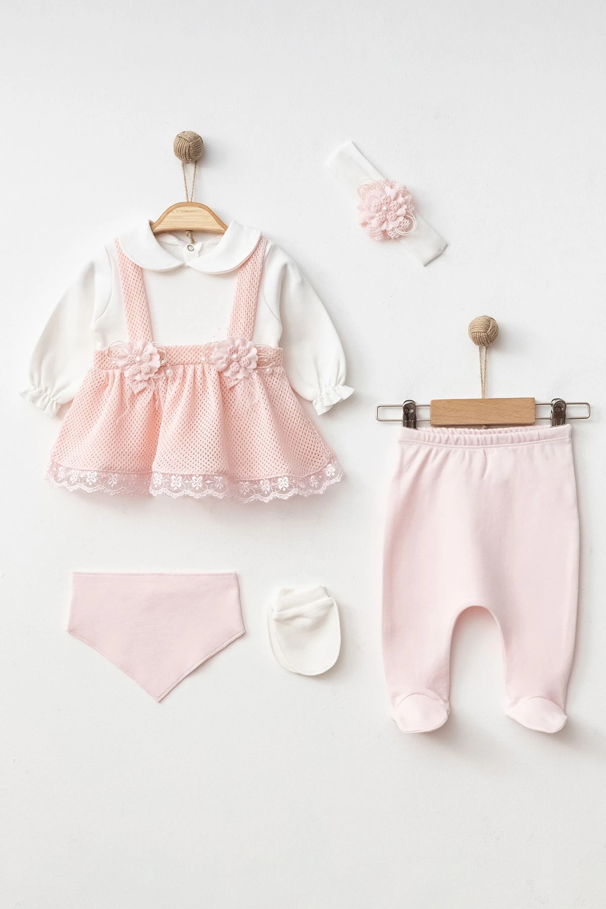 Bebek Takimi 5'li Set - pembe