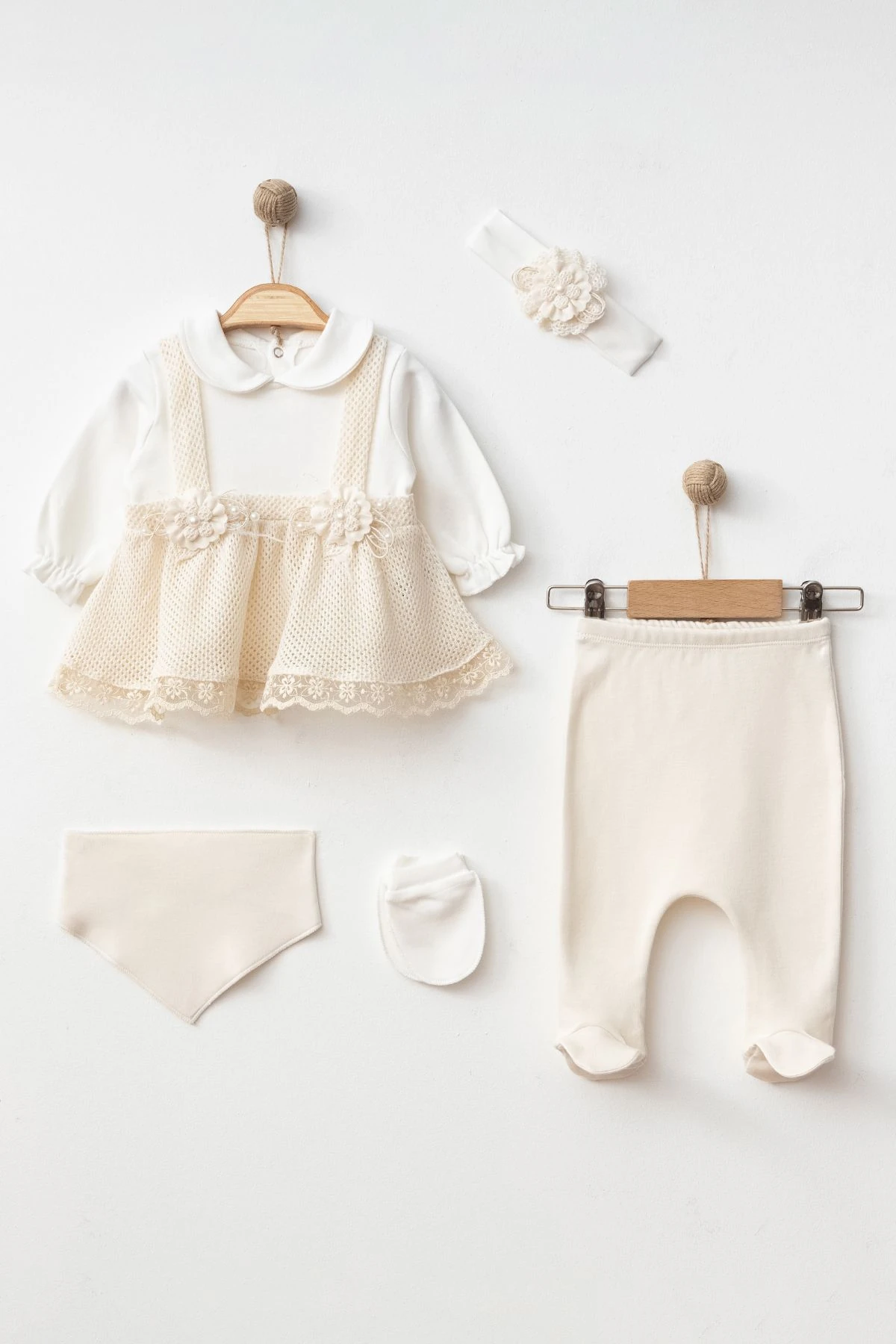 Bebek Takimi 5'li Set - Natural