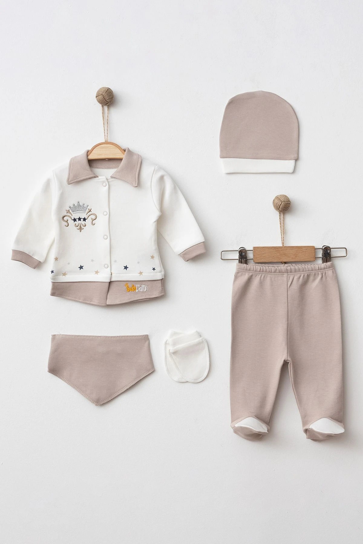 Babyking 5'li Set - kahve