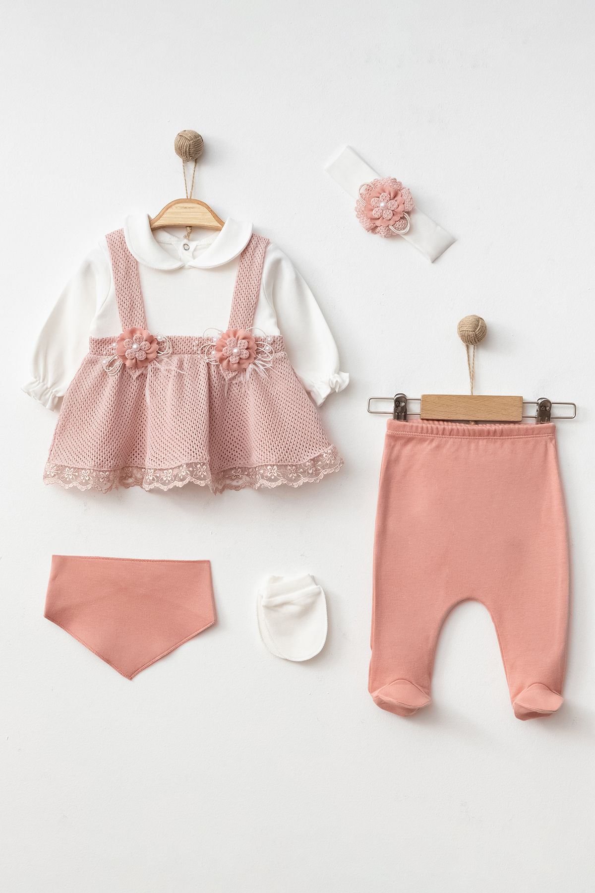 Bebek Takimi 5'li Set - pudra